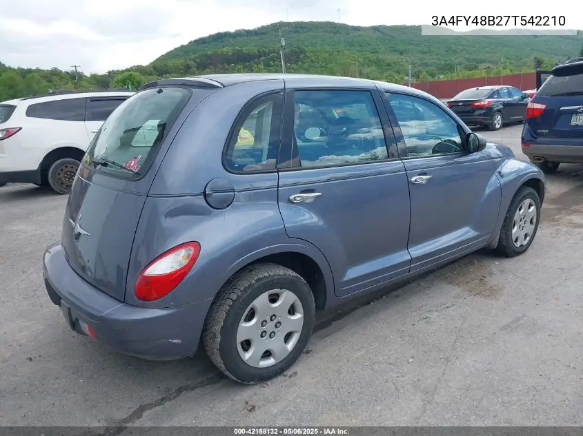 2007 Chrysler Pt Cruiser VIN: 3A4FY48B27T542210 Lot: 42168132