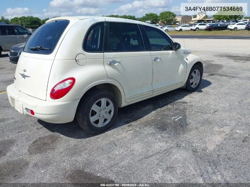2007 Chrysler Pt Cruiser VIN: 3A4FY48B07T534669 Lot: 42237150