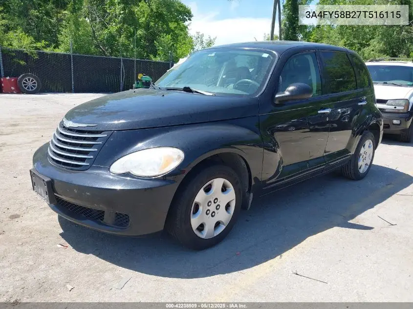 2007 Chrysler Pt Cruiser Touring VIN: 3A4FY58B27T516115 Lot: 42238509
