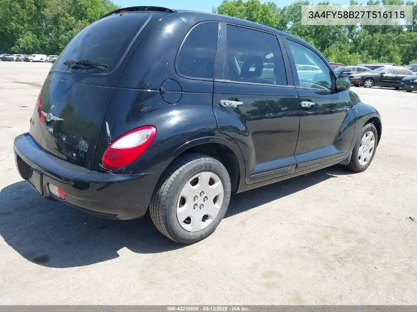2007 Chrysler Pt Cruiser Touring VIN: 3A4FY58B27T516115 Lot: 42238509