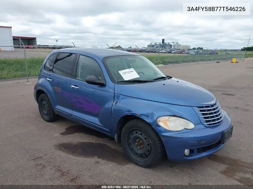 2007 Chrysler Pt Cruiser Touring VIN: 3A4FY58B77T546226 Lot: 42521464