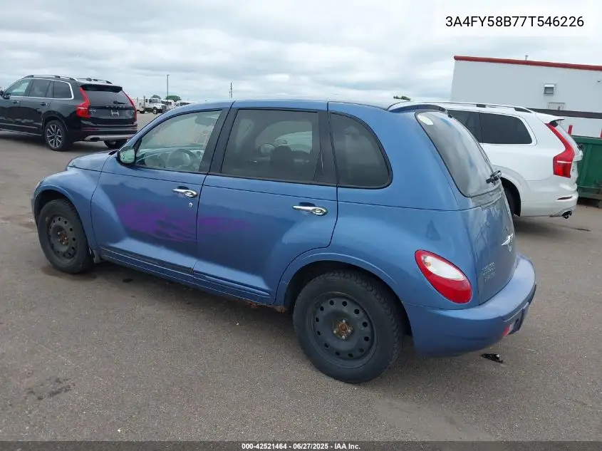 2007 Chrysler Pt Cruiser Touring VIN: 3A4FY58B77T546226 Lot: 42521464