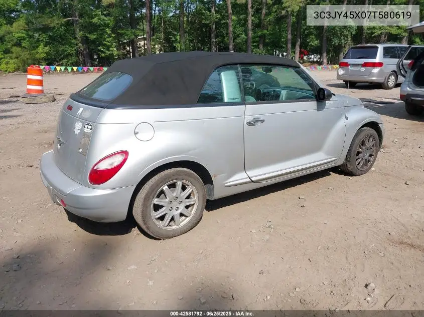2007 Chrysler Pt Cruiser VIN: 3C3JY45X07T580619 Lot: 42581792