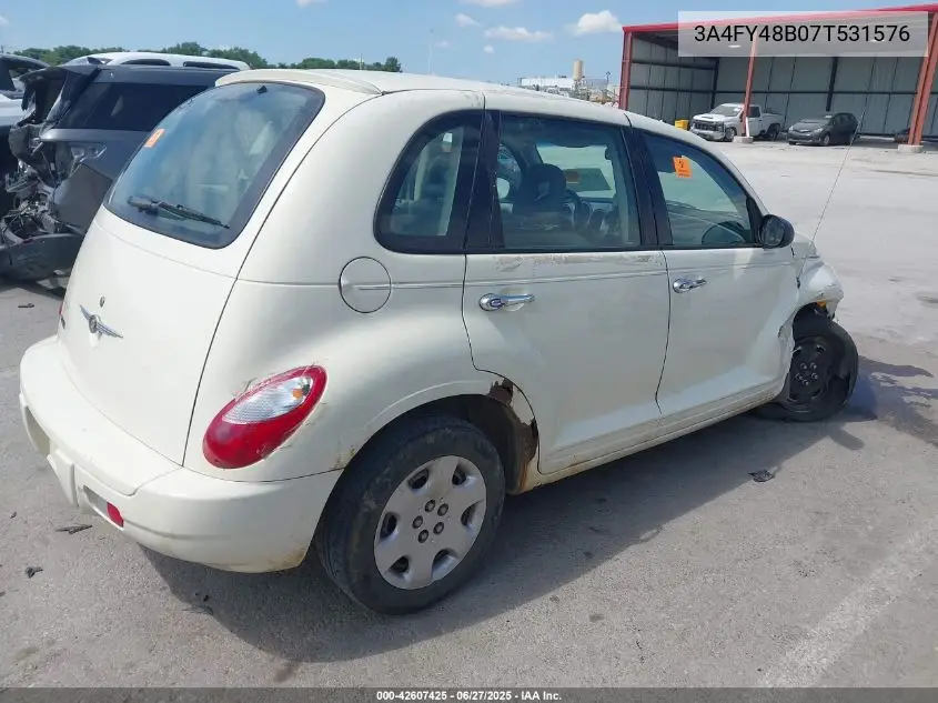 2007 Chrysler Pt Cruiser VIN: 3A4FY48B07T531576 Lot: 42607425