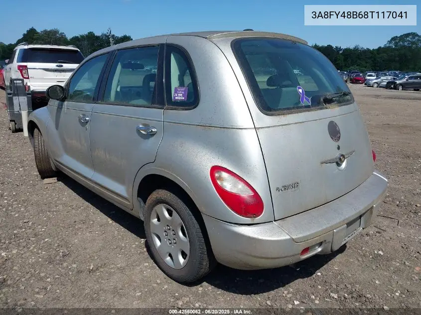 2008 Chrysler Pt Cruiser Lx VIN: 3A8FY48B68T117041 Lot: 42560062