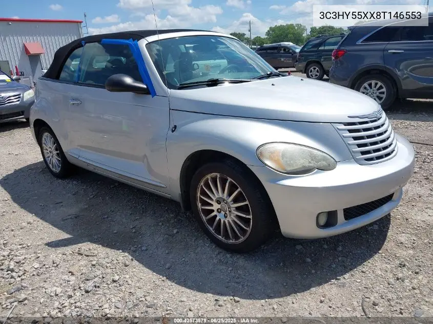 2008 Chrysler Pt Cruiser Touring VIN: 3C3HY55XX8T146553 Lot: 42573579