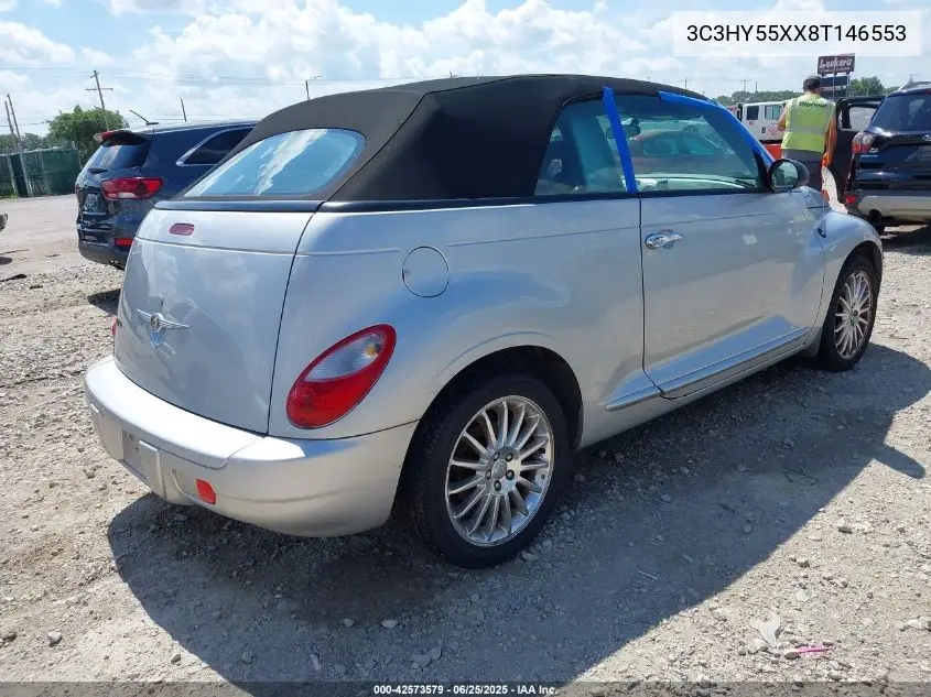 2008 Chrysler Pt Cruiser Touring VIN: 3C3HY55XX8T146553 Lot: 42573579