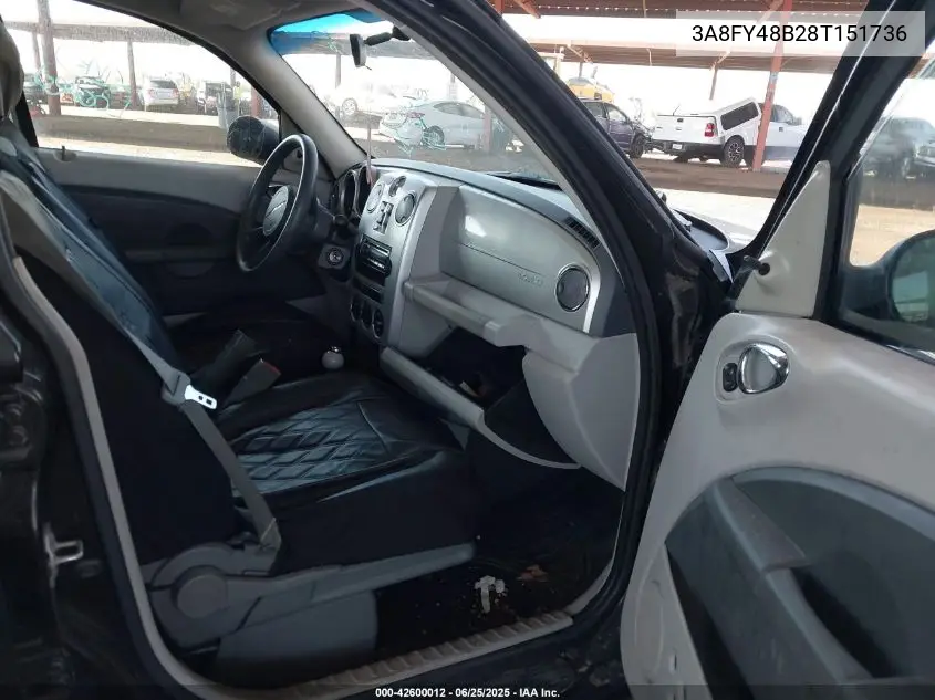 2008 Chrysler Pt Cruiser Lx VIN: 3A8FY48B28T151736 Lot: 42600012
