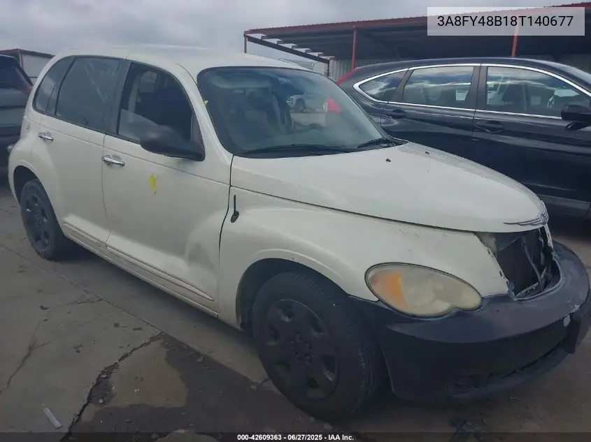 2008 Chrysler Pt Cruiser Lx VIN: 3A8FY48B18T140677 Lot: 42609363