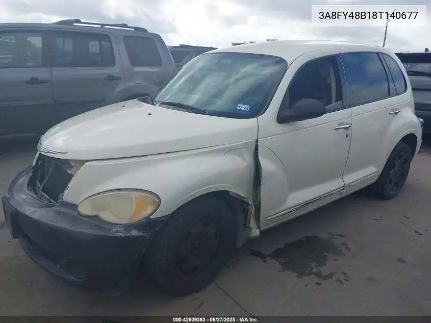 2008 Chrysler Pt Cruiser Lx VIN: 3A8FY48B18T140677 Lot: 42609363