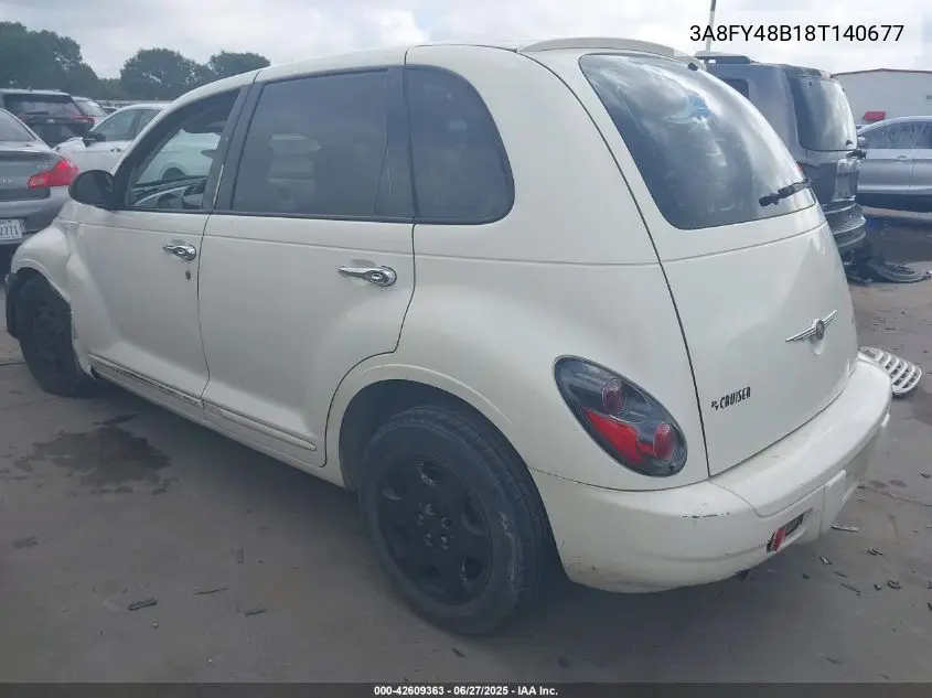 2008 Chrysler Pt Cruiser Lx VIN: 3A8FY48B18T140677 Lot: 42609363