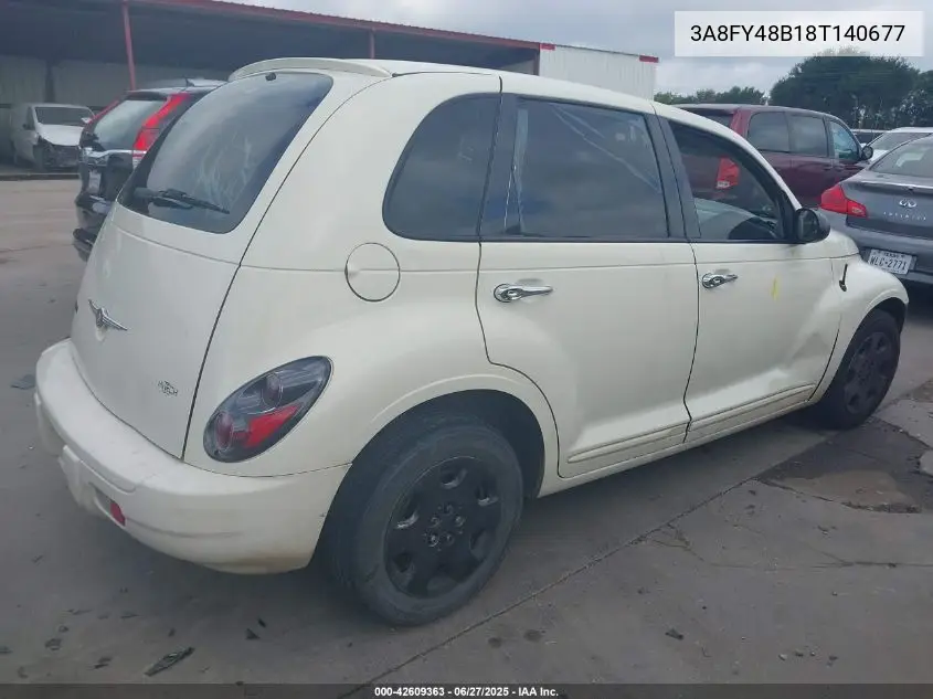 2008 Chrysler Pt Cruiser Lx VIN: 3A8FY48B18T140677 Lot: 42609363