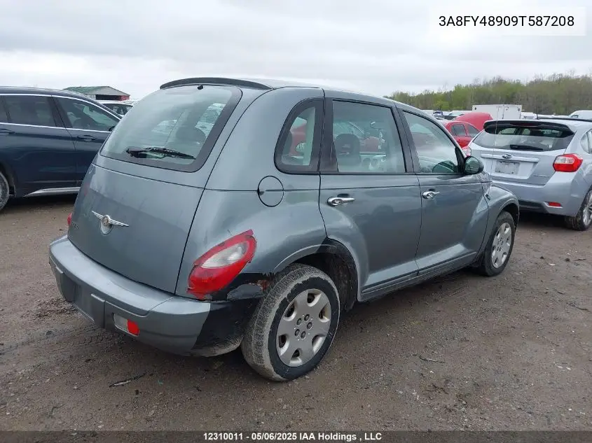 2009 Chrysler Pt Cruiser VIN: 3A8FY48909T587208 Lot: 12310011