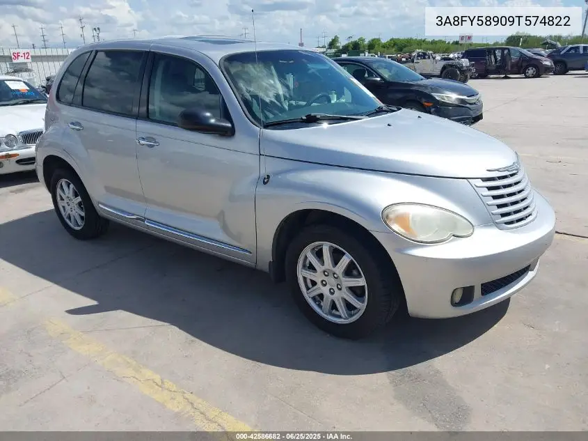 2009 Chrysler Pt Cruiser Touring VIN: 3A8FY58909T574822 Lot: 42586682