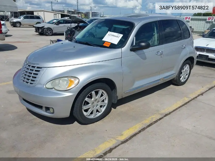 2009 Chrysler Pt Cruiser Touring VIN: 3A8FY58909T574822 Lot: 42586682