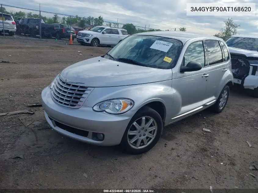 2010 Chrysler Pt Cruiser Classic VIN: 3A4GY5F90AT168620 Lot: 42224840