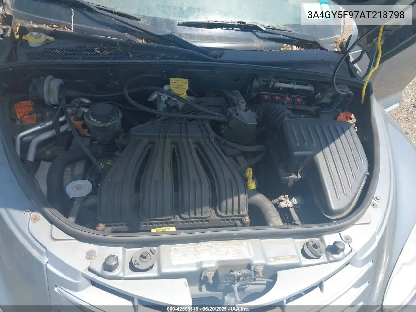 2010 Chrysler Pt Cruiser Classic VIN: 3A4GY5F97AT218798 Lot: 42559615