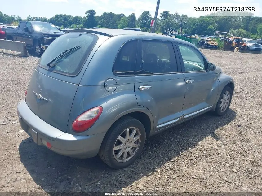 2010 Chrysler Pt Cruiser Classic VIN: 3A4GY5F97AT218798 Lot: 42559615