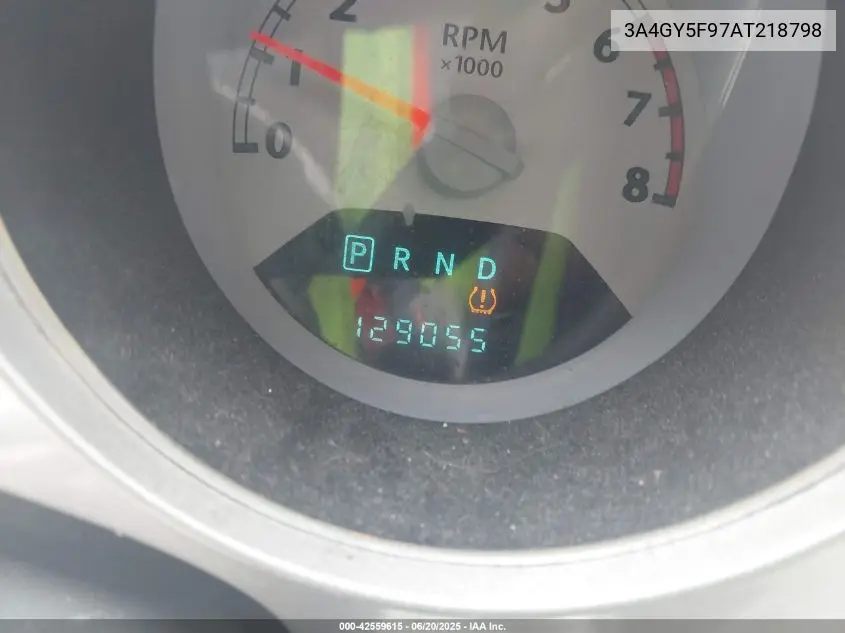2010 Chrysler Pt Cruiser Classic VIN: 3A4GY5F97AT218798 Lot: 42559615