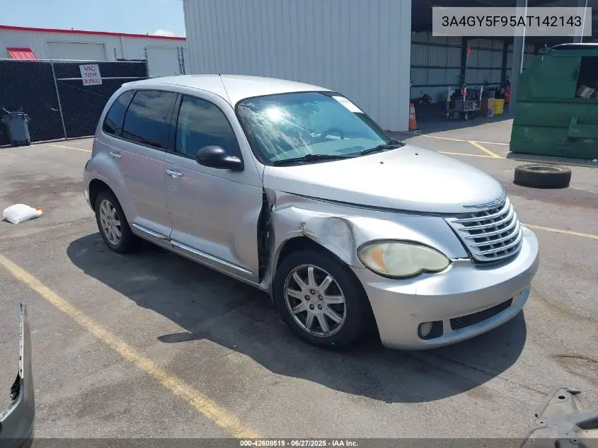 2010 Chrysler Pt Cruiser Classic VIN: 3A4GY5F95AT142143 Lot: 42608519