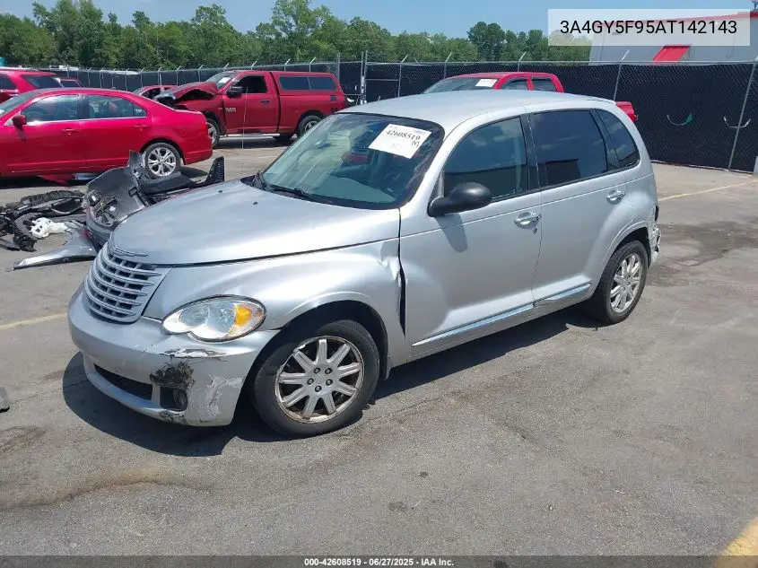 2010 Chrysler Pt Cruiser Classic VIN: 3A4GY5F95AT142143 Lot: 42608519