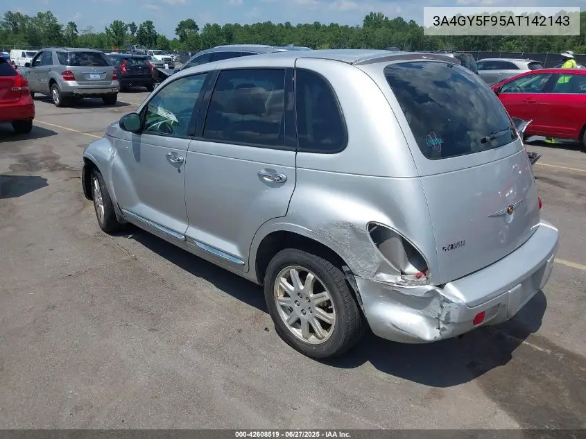 2010 Chrysler Pt Cruiser Classic VIN: 3A4GY5F95AT142143 Lot: 42608519