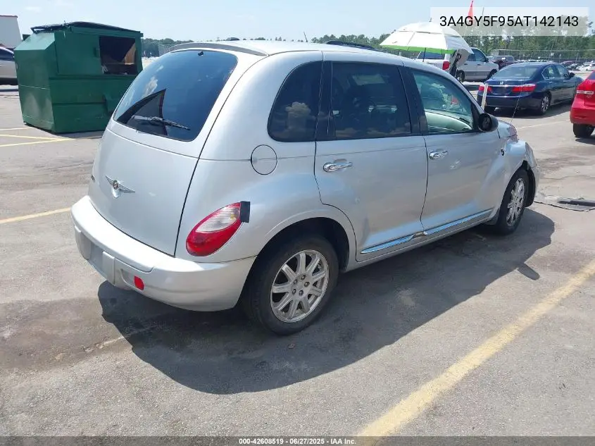 2010 Chrysler Pt Cruiser Classic VIN: 3A4GY5F95AT142143 Lot: 42608519