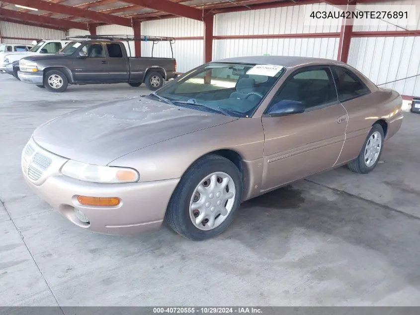 1996 Chrysler Sebring Lx VIN: 4C3AU42N9TE276891 Lot: 40720555