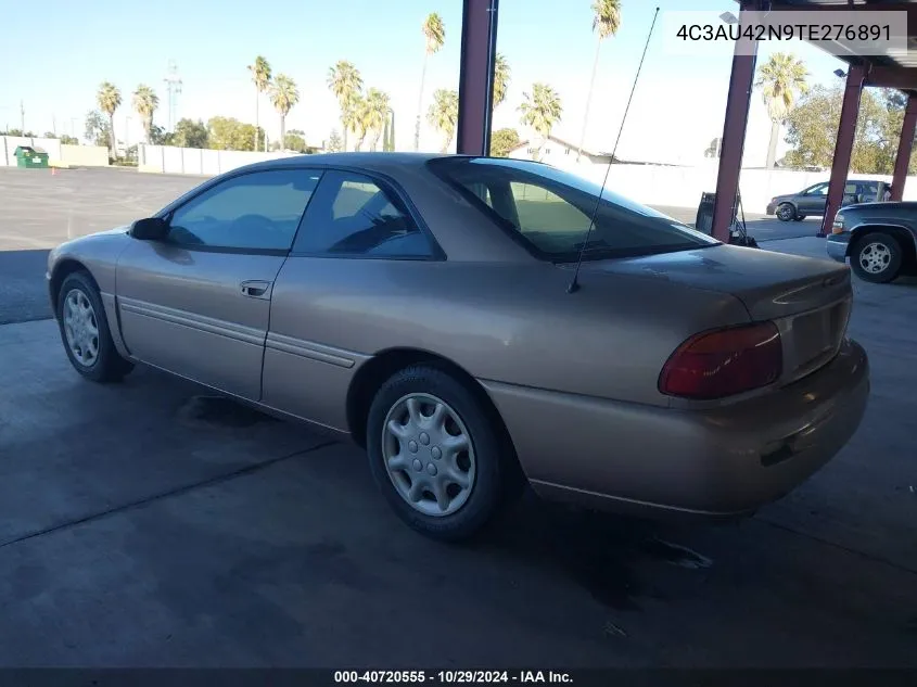 1996 Chrysler Sebring Lx VIN: 4C3AU42N9TE276891 Lot: 40720555