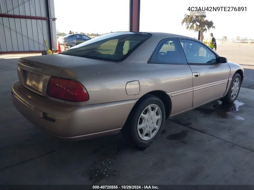 1996 Chrysler Sebring Lx VIN: 4C3AU42N9TE276891 Lot: 40720555