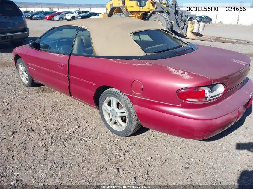 1996 Chrysler Sebring Jxi VIN: 3C3EL55H0TT324666 Lot: 42102226