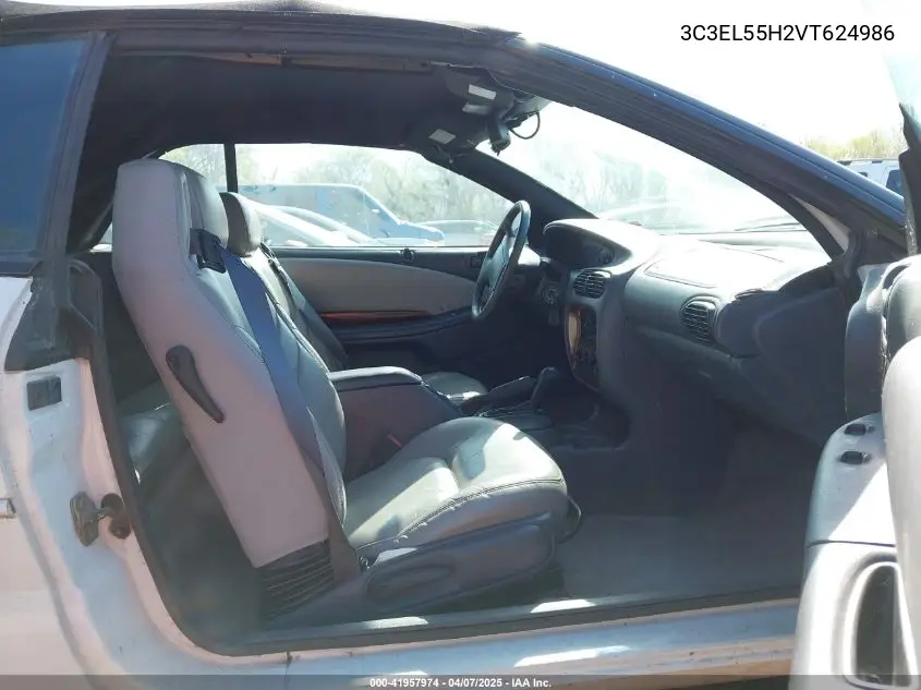 1997 Chrysler Sebring Jxi VIN: 3C3EL55H2VT624986 Lot: 41957974