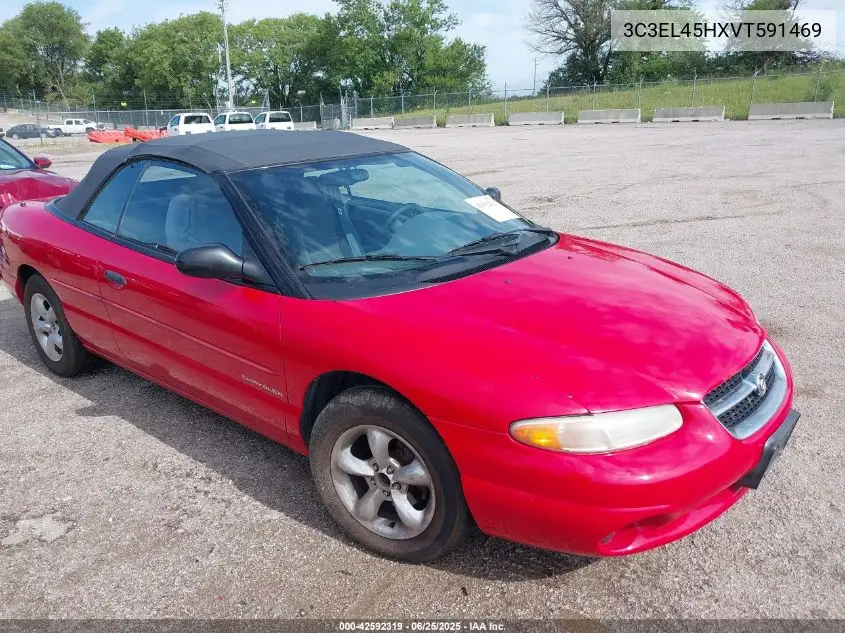 1997 Chrysler Sebring Jx VIN: 3C3EL45HXVT591469 Lot: 42592319