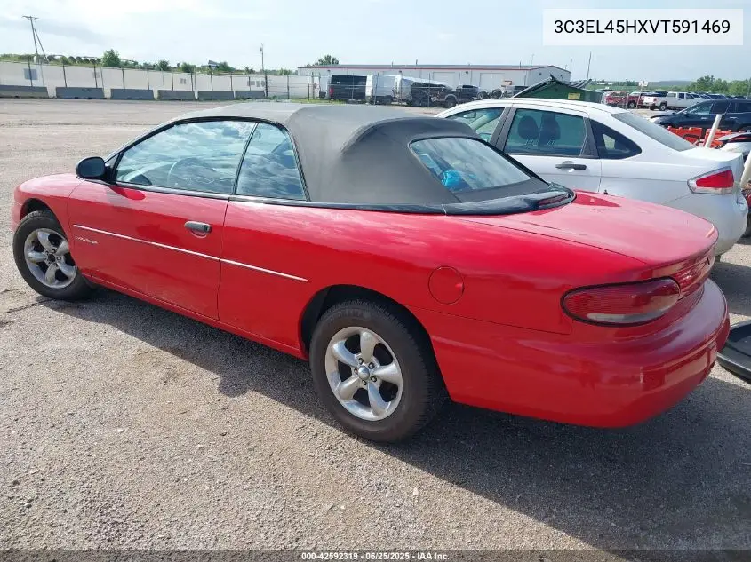 1997 Chrysler Sebring Jx VIN: 3C3EL45HXVT591469 Lot: 42592319