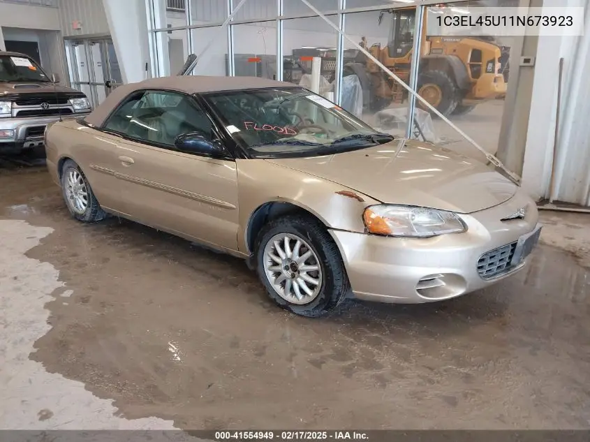 2001 Chrysler Sebring Lx VIN: 1C3EL45U11N673923 Lot: 41554949