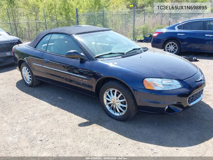 2001 Chrysler Sebring Limited VIN: 1C3EL65UX1N698895 Lot: 42208161