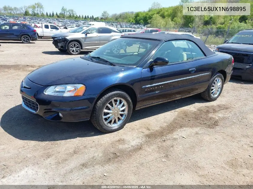 2001 Chrysler Sebring Limited VIN: 1C3EL65UX1N698895 Lot: 42208161