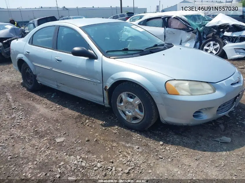 2001 Chrysler Sebring Lx VIN: 1C3EL46U91N557030 Lot: 42469670