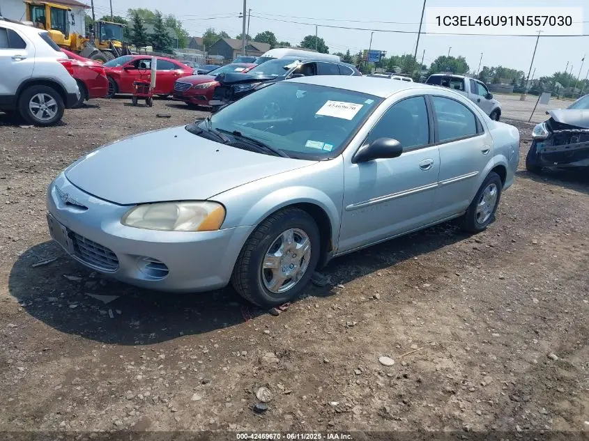 2001 Chrysler Sebring Lx VIN: 1C3EL46U91N557030 Lot: 42469670