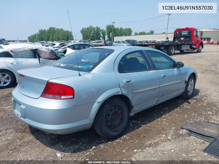 2001 Chrysler Sebring Lx VIN: 1C3EL46U91N557030 Lot: 42469670