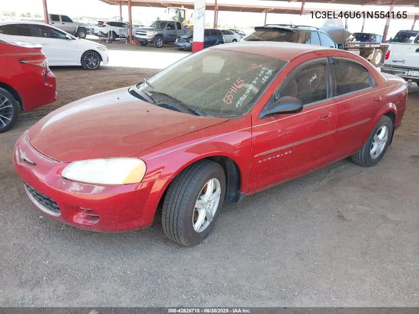 1c3el46u61n554165 1C3EL46U61N554165 2001 Chrysler Sebring Lx