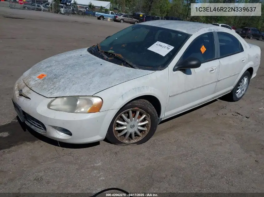 2002 Chrysler Sebring Lx/Lx Plus VIN: 1C3EL46R22N339637 Lot: 42062270