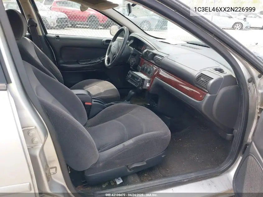 2002 Chrysler Sebring Lx/Lx Plus VIN: 1C3EL46XX2N226999 Lot: 42105470