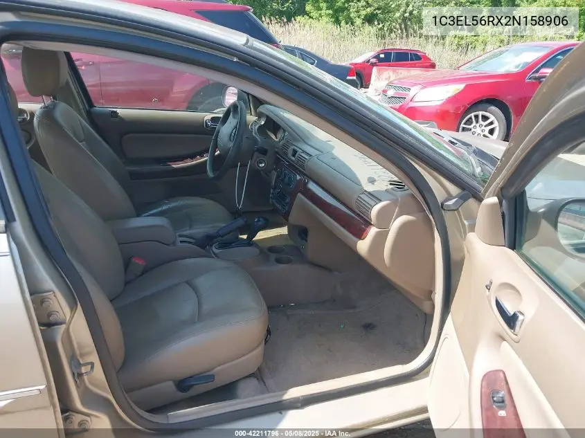 2002 Chrysler Sebring Lxi VIN: 1C3EL56RX2N158906 Lot: 42211796