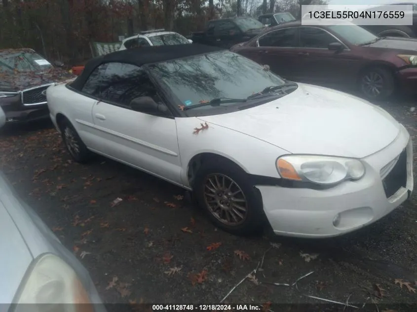2004 Chrysler Sebring Lxi VIN: 1C3EL55R04N176559 Lot: 41128748