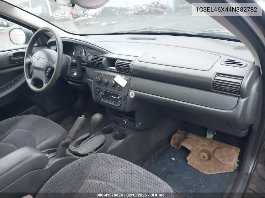 2004 Chrysler Sebring VIN: 1C3EL46X44N382782 Lot: 41578824
