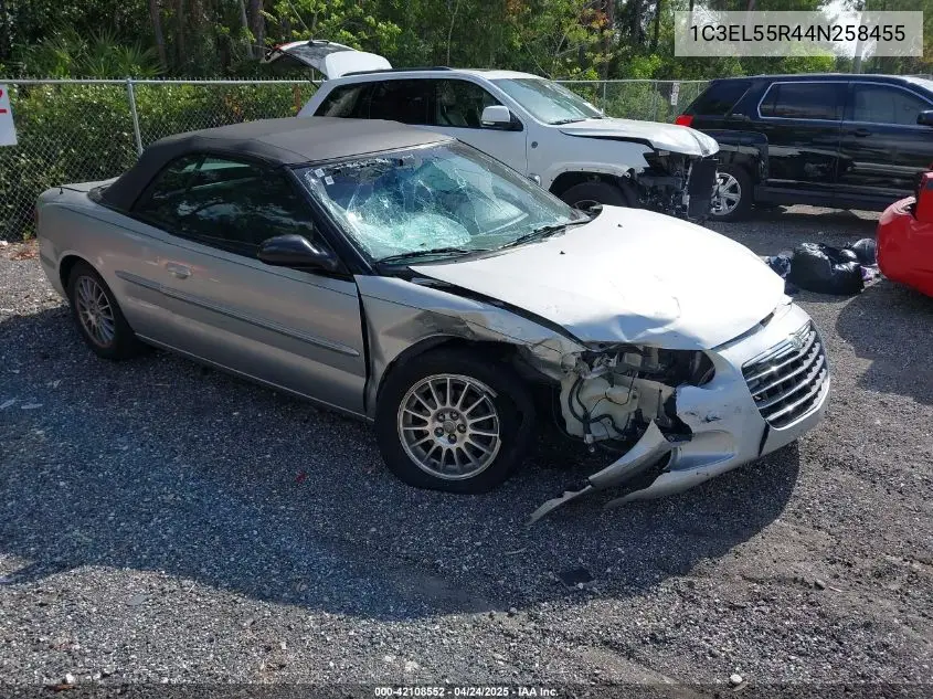 2004 Chrysler Sebring Lxi VIN: 1C3EL55R44N258455 Lot: 42108552