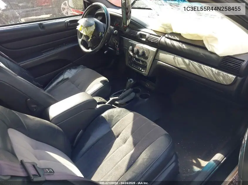 2004 Chrysler Sebring Lxi VIN: 1C3EL55R44N258455 Lot: 42108552