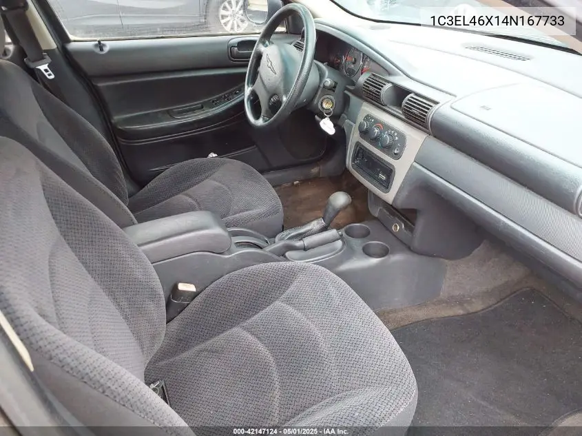 2004 Chrysler Sebring Lx VIN: 1C3EL46X14N167733 Lot: 42147124