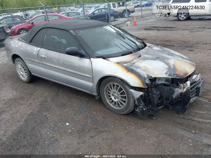 2004 Chrysler Sebring Lxi VIN: 1C3EL55R24N224630 Lot: 42161281
